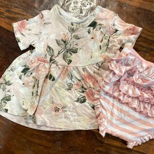 Adorable posh peanut 6-12 month flower dress